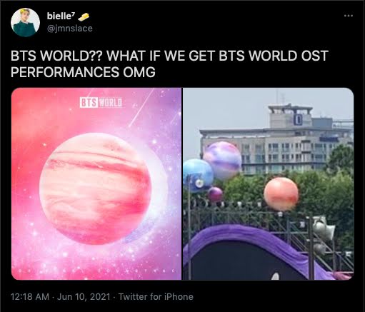 ARMY cree que podrían obtener presentaciones del OST BTS WORLD en 2021 MUSTER "Sowoozoo"