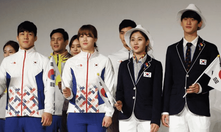 Atletas olímpicos, corea del sur