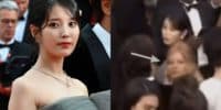 Polémica en redes por influencer francesa que empujó a IU en el Festival de Cine de Cannes
