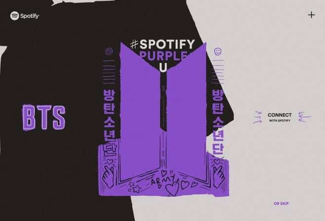 Spotify estrena su sitio 'Spotify Purple U' un espacio dedicado a BTS y ARMY ¡Conoce los detalles!
