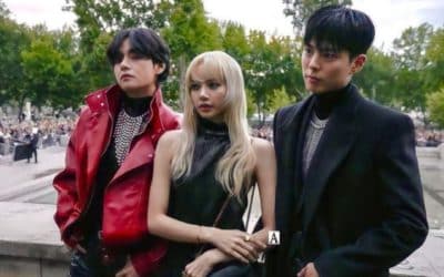 V de BTS, Lisa de BLACKPINK y el actor Park Bo Gum deslumbran durante el evento de CELINE en Paris
