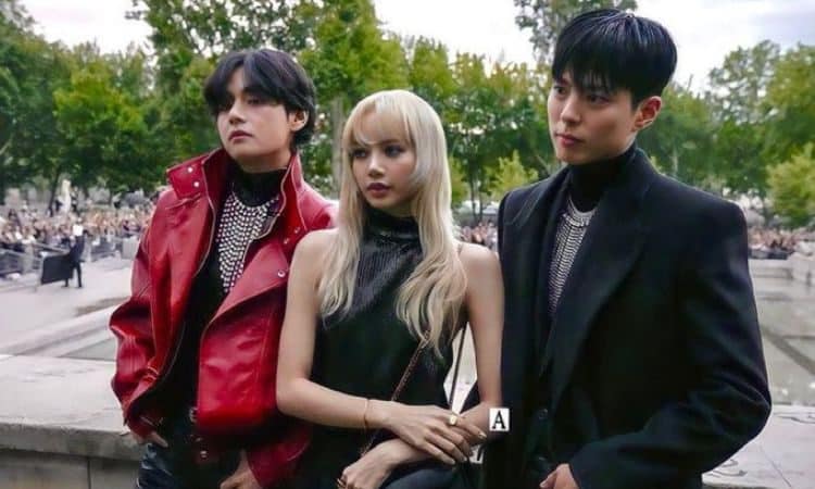 V de BTS, Lisa de BLACKPINK y el actor Park Bo Gum deslumbran durante el evento de CELINE en Paris