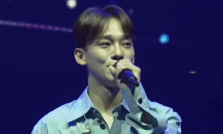 Chen de EXO emociona a los fans con su primera actuación desde su baja militar en el HallyuPopFest