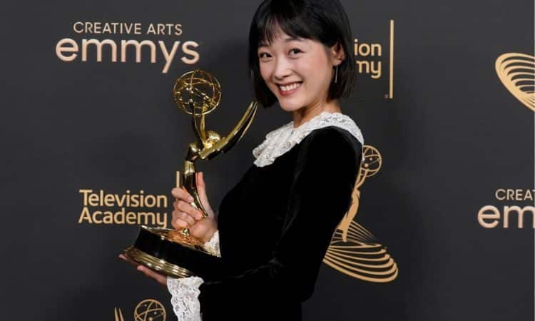 Lee Yoo Mi en la ceremonia de Premios Emmy